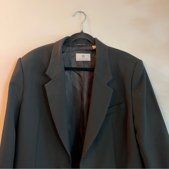 BABATON Oversized Black Structured Blazer - Size M - Picture 3 of 7